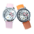 Promotion NEW HOT Sale Fashion Cute Cartoon Hello Kitty Watches Children Girls Woman Quartz Wrist Watch