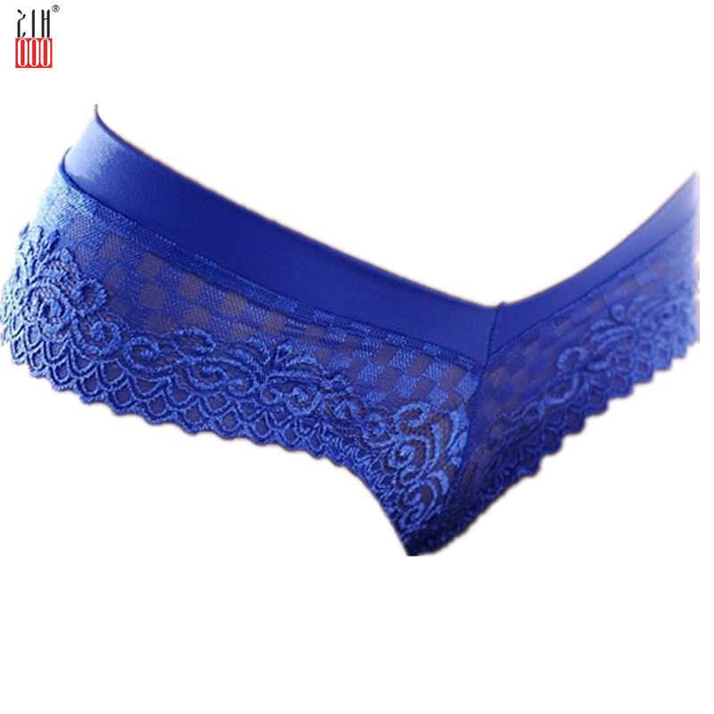 Women Lace Sexy Underwear Cotton Seamless Transparent Panties Low Waist Tanga For Women Brief Thong Ropa