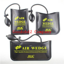 2015 Hot selling HUK PUMP WEDGE LOCKSMITH TOOLS Auto Air Wedge Lock Pick Open Car Door Lock  3 PCS air bag