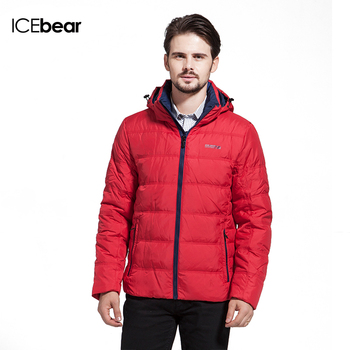 Icebear2015 мужчины лаконичный пункт с толстый тёплый зима скидки вниз куртка с капюшоном из имеют большие ярдов