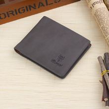 NEW Men Wallets Genuine Leather Vintage Purses High Quality Carteira Money Bag Credit Card Holders Dollar
