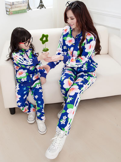 2015 Matching Mother Daughter Clothes Family Look Girl and Mother Mommy and Me clothes Parent-child Outfit  Ma e Filha Set