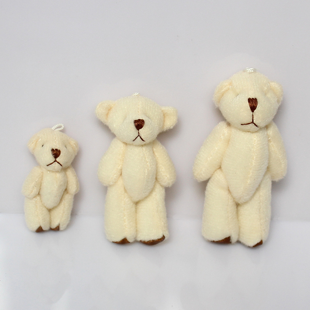 1 pack/20 шт. Мини Совместное Медведь Плюшевые игрушки Свадебные подарки Для Детей Мультфильм игрушки Рождественские подарки Пару Подарки Оптовая горячие продаж