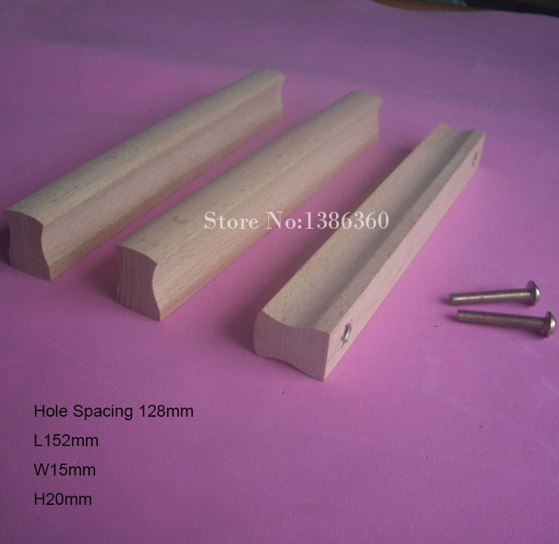 2 STÜCKE Quadratischen Hölzernen Küchenschrank Schublade Griffe