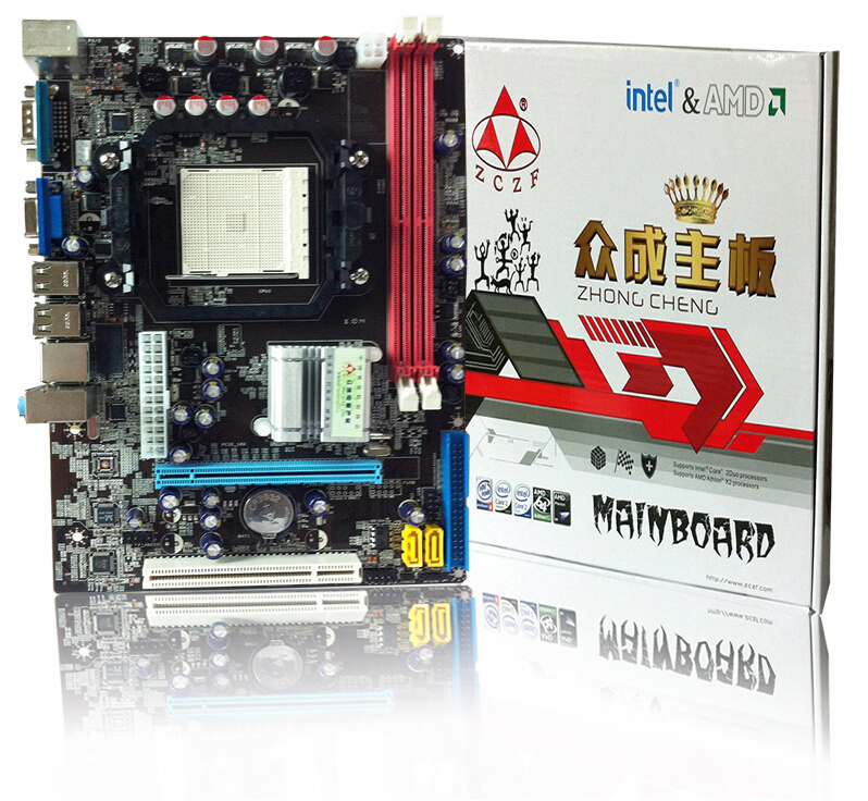 free shipping 100% new motherboard C61D2 N68 780 fully integrated motherboard AM2 / 3 DDR2 memory 940/938 needle