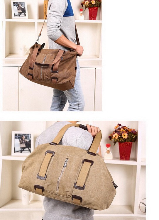 2015 New Style Fashion Sports Travel Bag Large Capacity Bag Men Canvas Bag Men Luggage Travel Handbags Messenger bag 4 colors (11)