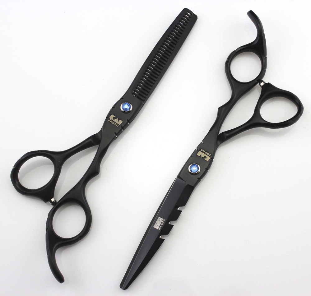 Wholesale Really cool!! Professional black KASHO 6 inch hair cutting