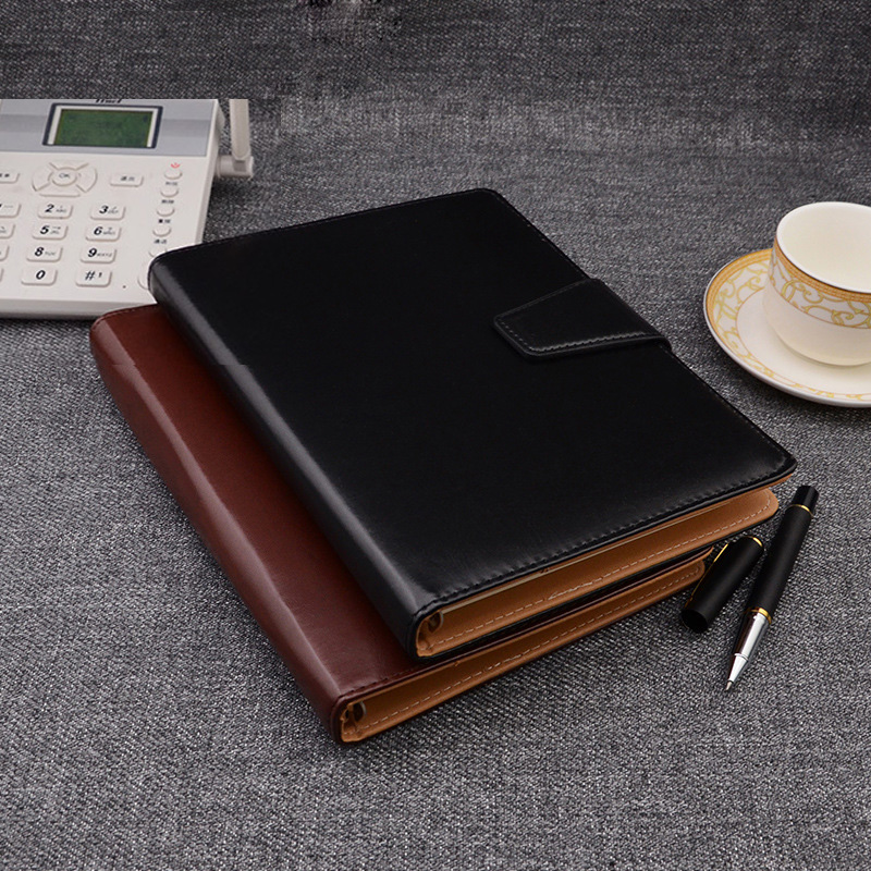 2016 A5 Business Leather Notebook High end business notebook leather