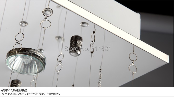 EnvÃo gratis elegante moderna plaza crystal chandelier lámpara ...