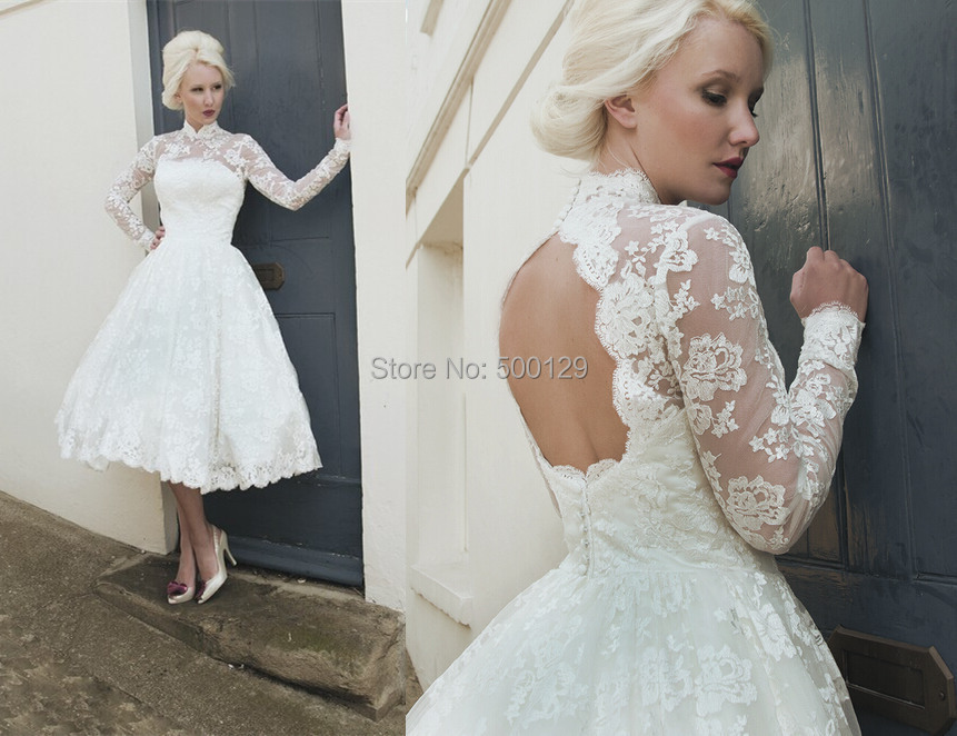 High tea lace dress