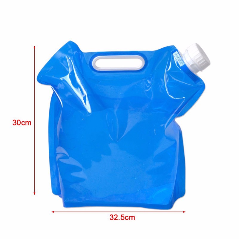 Description Picture 3 of item5L Folding Water Storage Collapsible Lifting Bag Portable Camping Hiking Survival Outdoor Accessories Travel Kits Equipments