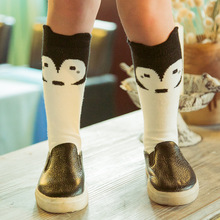 1pair free shipping retail or wholesale cartoon socks kids 100% cotton kid socks children