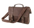 Vintage Bag Crazy Horse Genuine Leather Men Messenger Bags Portfolio Cow Leather Men Briefcase Ipad Bag