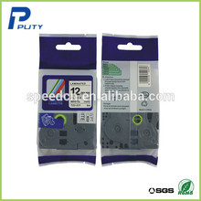 Compatible tz tape 12mm laminated black on white tze 231 tz231 tz 231 for label maker machine