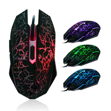 Professional LED Color Change Optical USB 3500 DPI Wired Gaming Mouse Bloody Mause Game Mouse For Laptop Computer PC