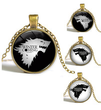 (1 Piece/Lot) Handmade Jewelry Vintage Game of Thrones Pendant House Stark Necklace