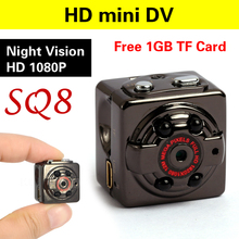 HD 1080P 720P Sport Mini Camera SQ8 DV Voice Video Recorder Infrared Night Vision Digital Small Cam camcorder
