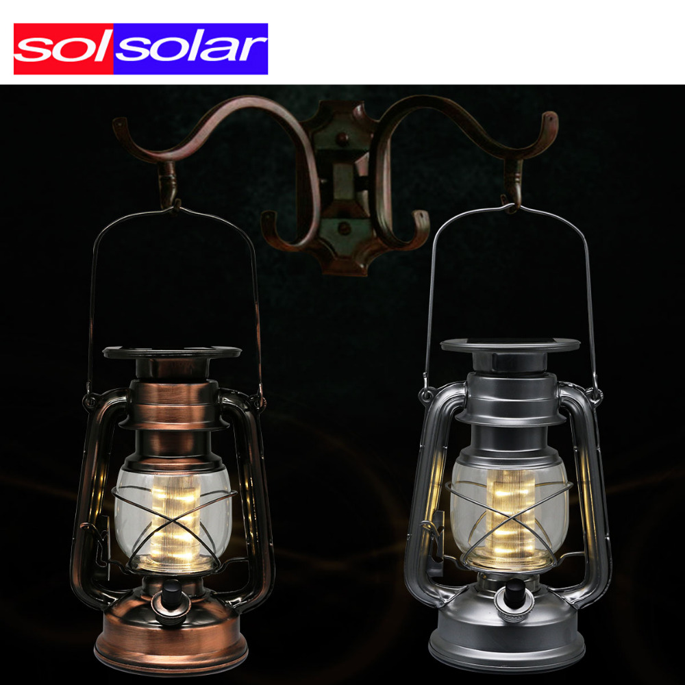 Copper/Silver Solar Powered LED Lantern Emergency Flashlights Portable Dimmable Night Lights for Outdoor Camping Hiking Fishing Copper/Silver Solar Powered LED Lantern Emergency Flashlights Portable Dimmable Night Lights for Outdoor Camping Hiking Fishing