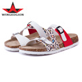 Coolfar luxury beach leather sandals it is cork sandals the very sexy slippers the female like