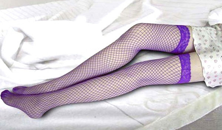 New Fashion Sexy Womens Hosiery Sheer Lace Top Stay Up Thigh High Hold Ups Stockings Pantyhose