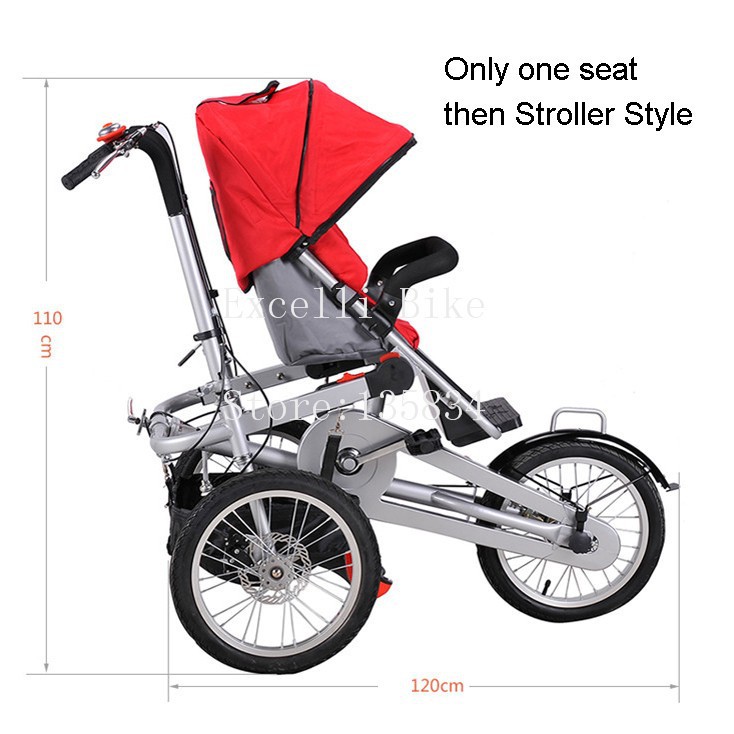 a3-Taga Pushchair-Bicycle Folding Taga Bike 16inch Mother Baby Stroller Bike baby stroller 3 in 1 Convertible Stroller Carriage stroller