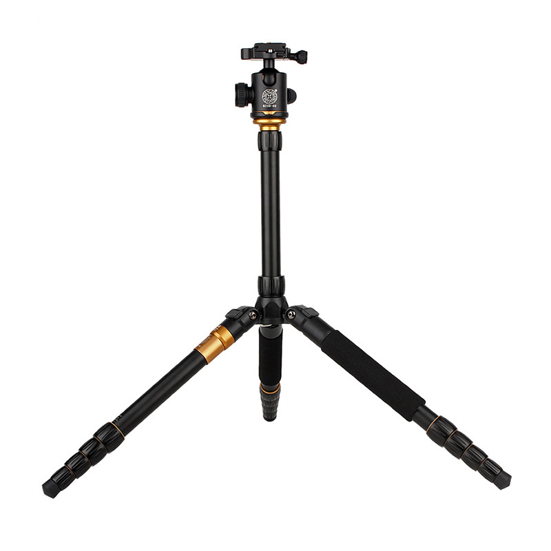 QZSD-Q666-Tripod-With-Q-02-360-Degree-Swivel-Fluid-Head-For-Canon-For-Pentax-For2