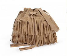 Women Handbag Popular Faux Suede Fringe Tassel Shoulder Messenger Bag New Fashion Handbags