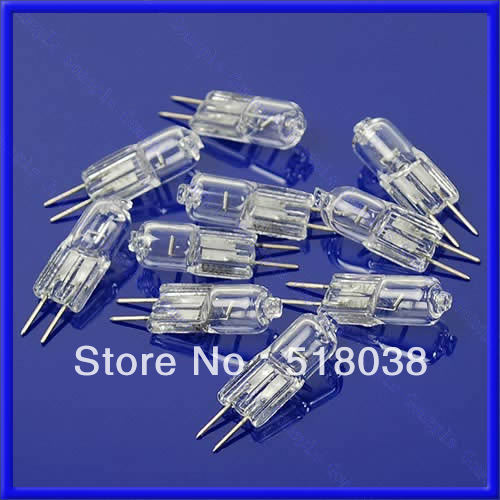 Купить 10pcs/lot галогенные лампы 20w 20 Вт 12v g4 базы jc тип в ...