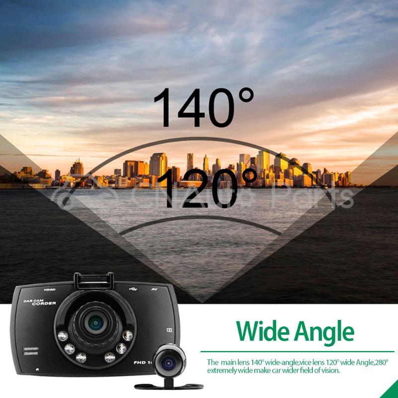 CARCHET 1080P High Definition DVR LCD 2.7 Inch Car Dvr Rear View Camera Recorder