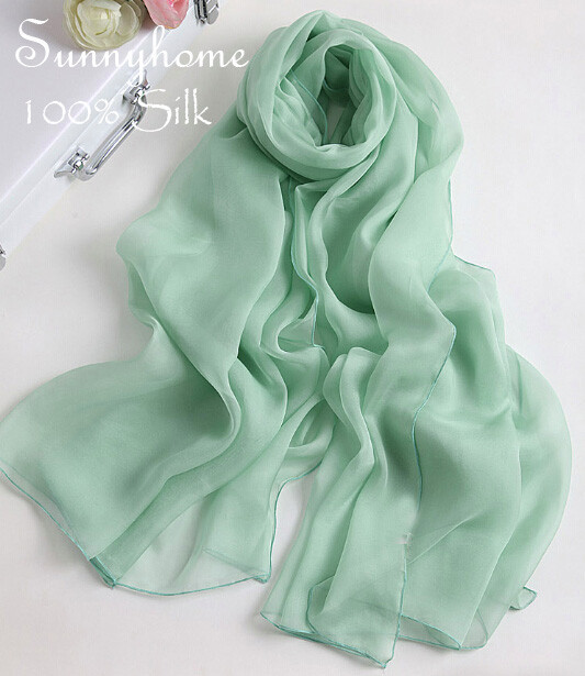 Pale green scarf Clearance