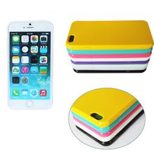 TPU Silicone Candy Color Soft Rubber Thin Mobile Phone Accessories Case for iPhone 6 4 7