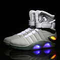 Future Warrior High Top Luminous Casual Men Shoes Led Glow In The Dark Lighting Footwear For