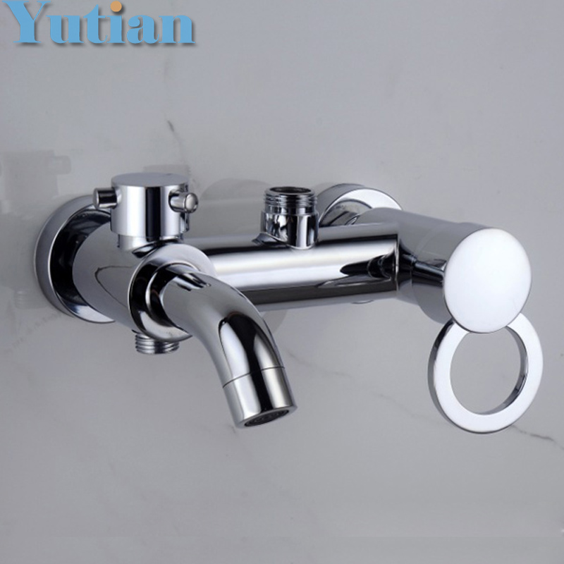 Free shipping Bathroom Mixer Bath Tub Copper Mixing Control Valve Wall Mounted Shower Faucet concealed faucet YT-5313