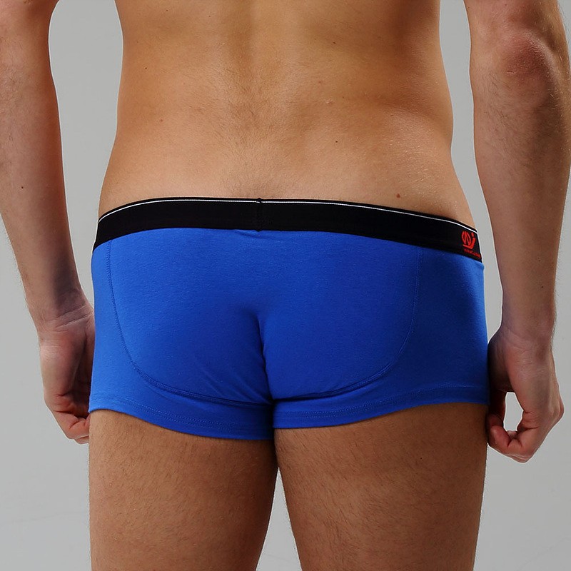 Manocean underwear men MultiColors sexy casual U convex design low-rise cotton solid boxers boxer shorts 7342 (28)