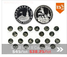 Soviet Union Russia 3 Ruble Coins WW II