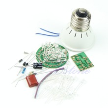 E79  1 Set Energy-Saving Light 38 LEDs Lamps DIY Kits Electronic Suite