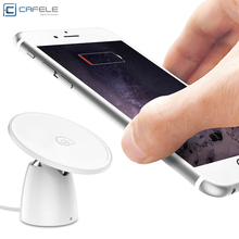 2015 New QI Wireless Charger CAFELE Fsnail for iPhone 5s 6 plus SAMSUNG Galaxy S6 S6 Edge 360 degree rotate support bluetooth