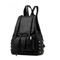 New Backpack Fashion Women Backpack PU Leather travel Ladies bags rivet Backpack
