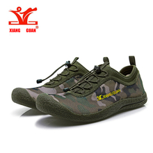 XiangGuan quality men and women hiking shoes lovers fashion casual camo breathable walking shoes outdoor aqua shoes size 36-44