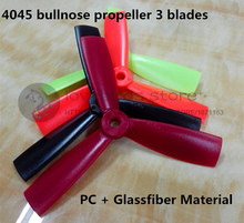 Wholesale 4045 bullnose propellers high-quality 4*4.5 inch 3 blades(CW/CCW) for DIY mini race drones QAV250/ZMR250 quadcopter