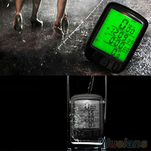 Hot Waterproof Digital Backlight Bicycle Computer Odometer Speedometer Clock Stopwatch Bike Computer Bicycle Accessories 4WP5