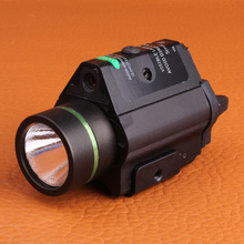 3w-L металлический корпус тактический маленький зеленый лазер 250 lumens белый свет фонарика для охоты