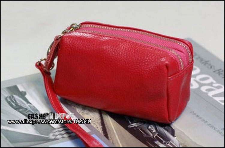 leather wallet women-double zipper-_06