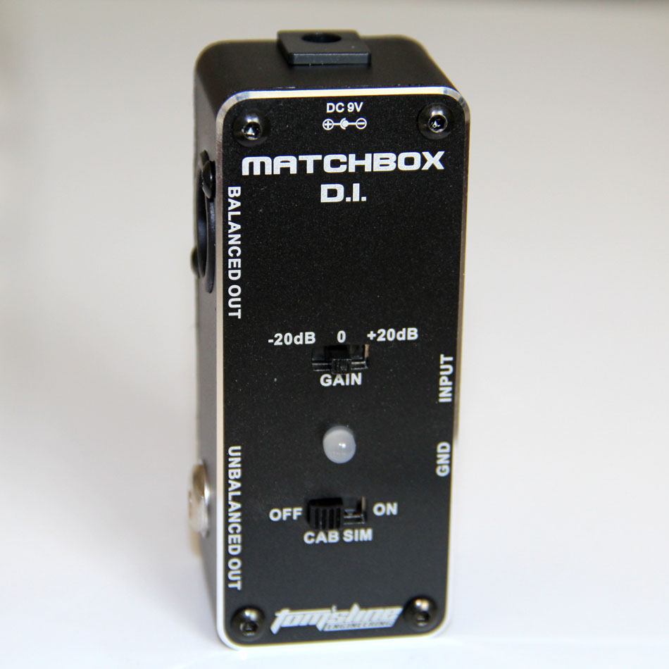 AROMA AMX-3 MATCHBOX D.I.  Transfer guitar or bass signal directly to audio system  Mini Analogue Effect True Bypass