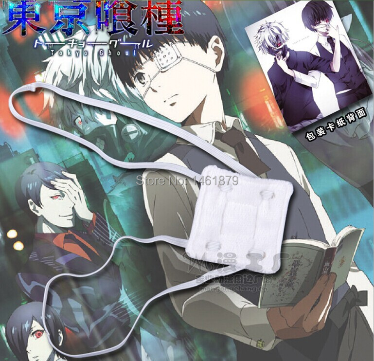 Hot New Anime Tokyo Ghoul Kaneki Ken Eye Patch Single Eyed Japanese