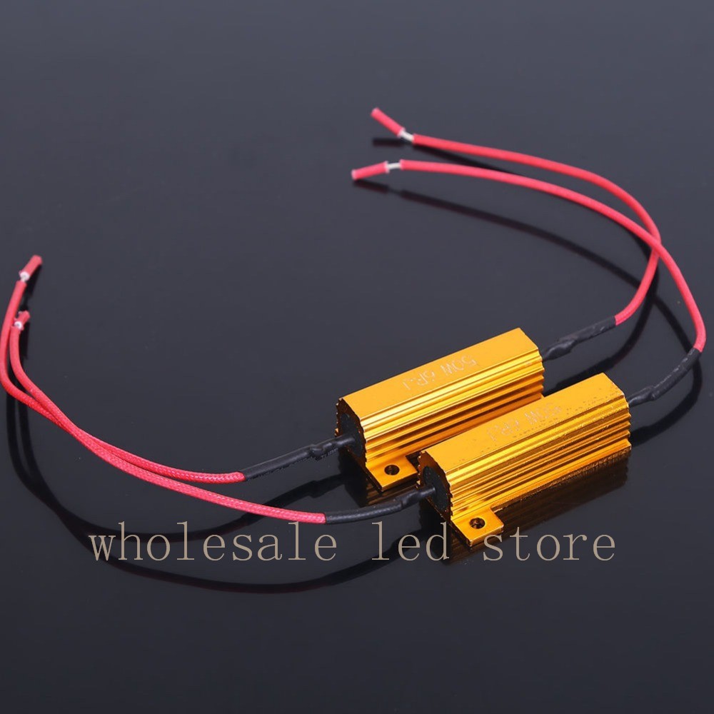 Turn-Signal-Load-Resistor-Blinker-Fix-4pc-Led-Decoder-50W6R-Metal-Resistance-Hot (2)