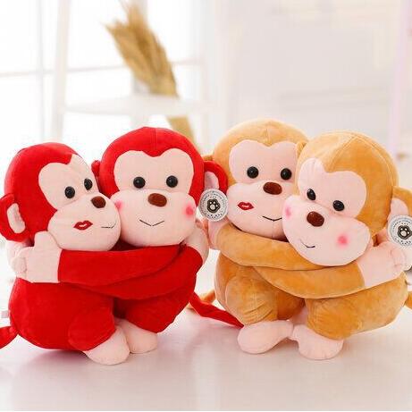 valentines day monkey plush