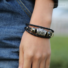 Male bracelet lovers accessories fashion personality vintage multi-layer bracelet female accessories birthday gift SL-1043