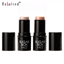 Rosalind Face Makeup Highlighter Stick Shimmer Highlighting Powder Creamy Texture Silver Shimmer Light Brand Sugar box