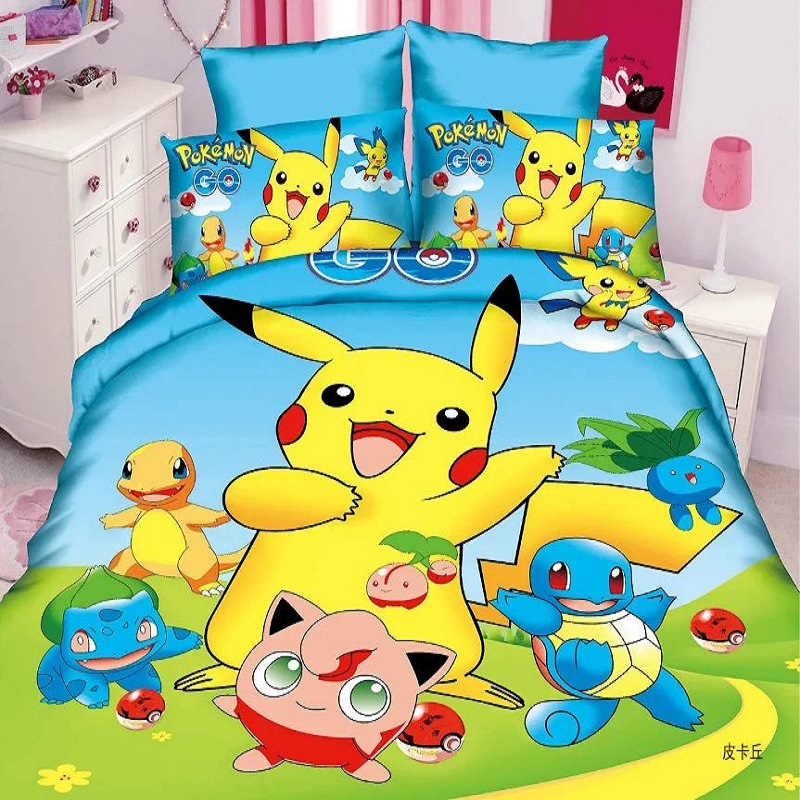 New Cartoon Children Game Boys Bedding Set Duvet Cover Bed Sheet